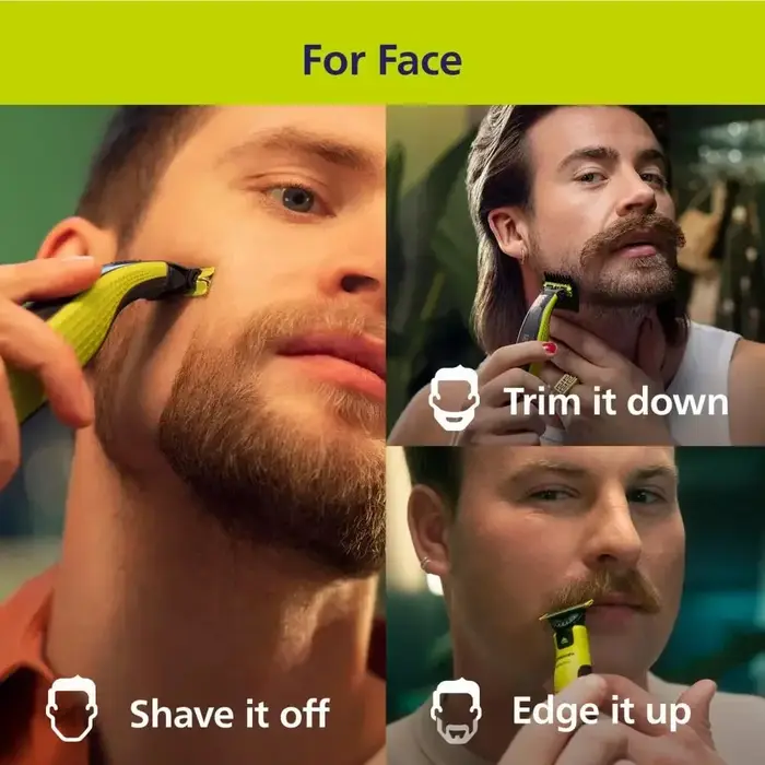 Tondeuse à barbe électrique hybride pour hommes