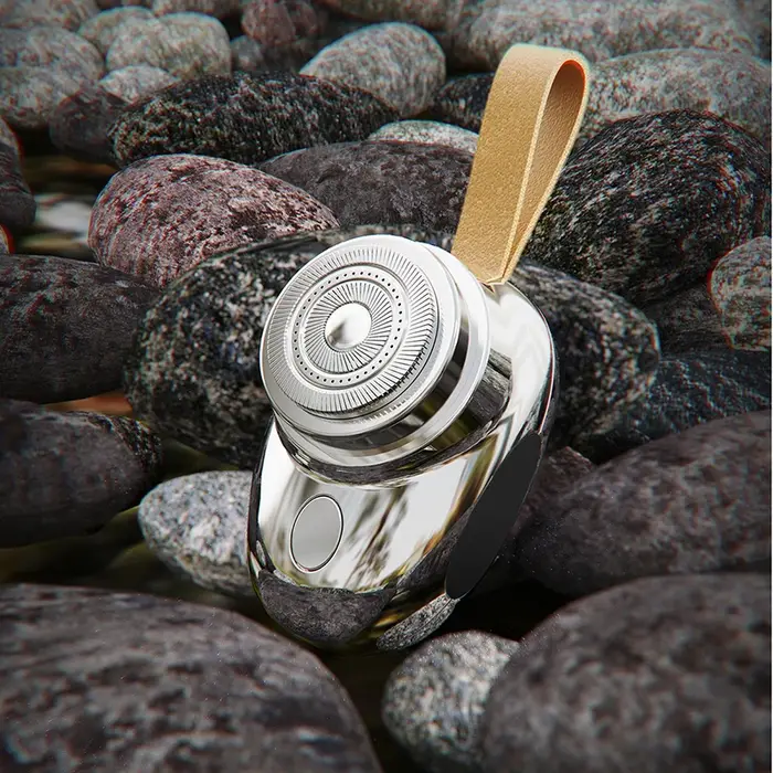 Mini rasoir de voyage électrique pour hommes, taille de poche, lavable, aste, portable, indolore, sans fil, tondeuse, couteau, visage, barbe
