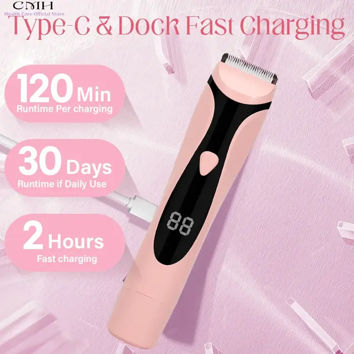 Rasoir électrique 2 en 1 pour femmes, épilation du corps, du visage, des aisselles et des jambes, re