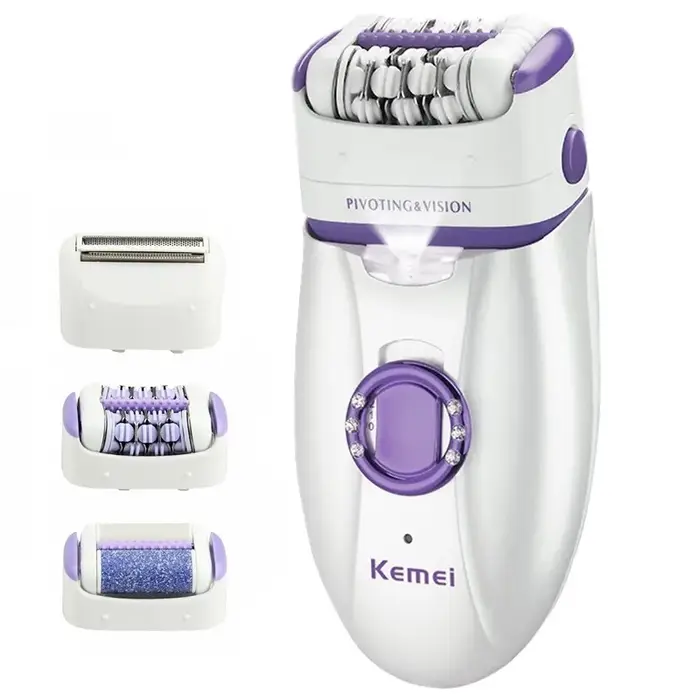 3in1 électrique femmes épilateur femme rasoir jambe corps épilation lèvre menton dépilatoire dame Bikini tondeuse