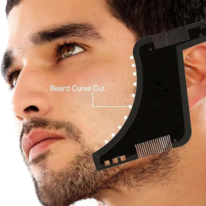 Peigne à barbe, modèle de coiffure