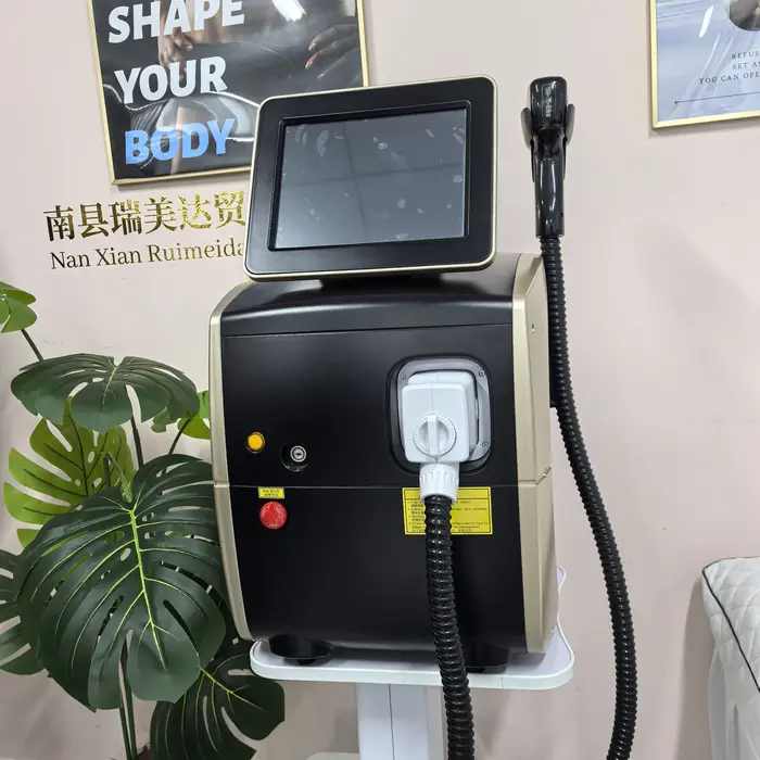 Machine d'épilation à diode 808nm 755 1064 Alexander Nd:YAG