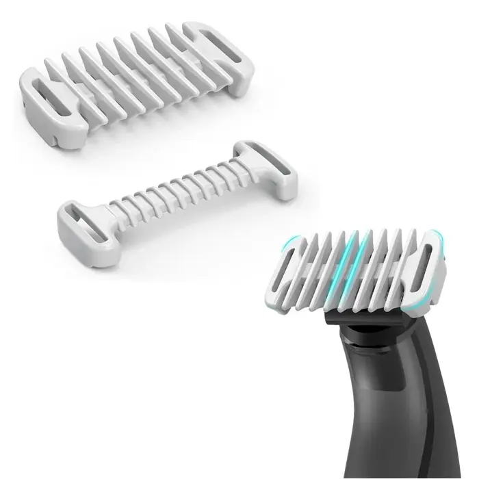 Protecteur de peau intime et peigne corporel 3 mm compatible avec les tondeuses hybrides OneBlade QP2724/QP2824/QP2520/QP2630