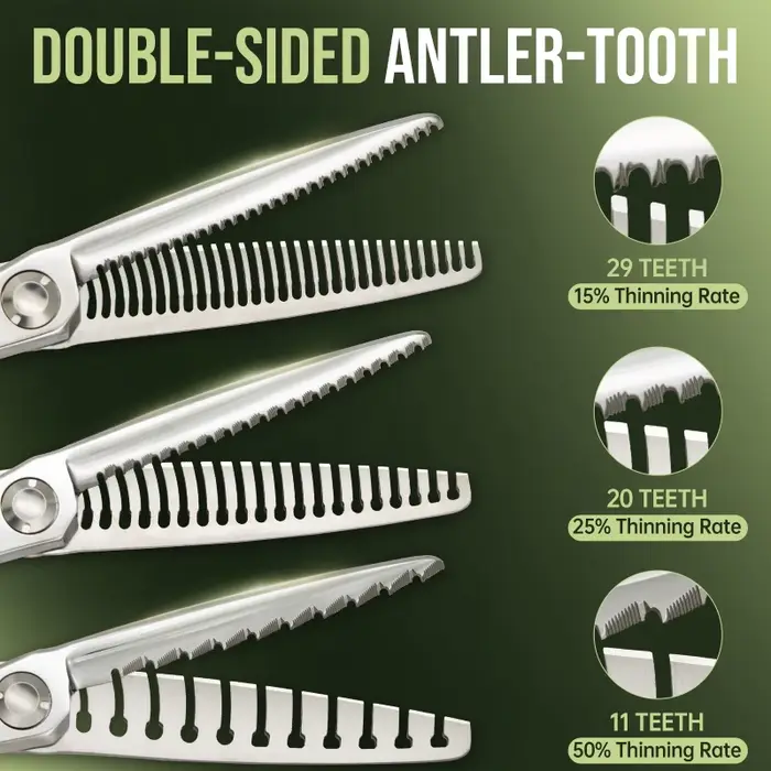 Ciseaux de coiffeur, ciseaux de barbier, ciseaux à cheveux, fabriqués en acier VG10 japonais, dents au design breveté, ciseaux à cheveux de qualité supérieure.