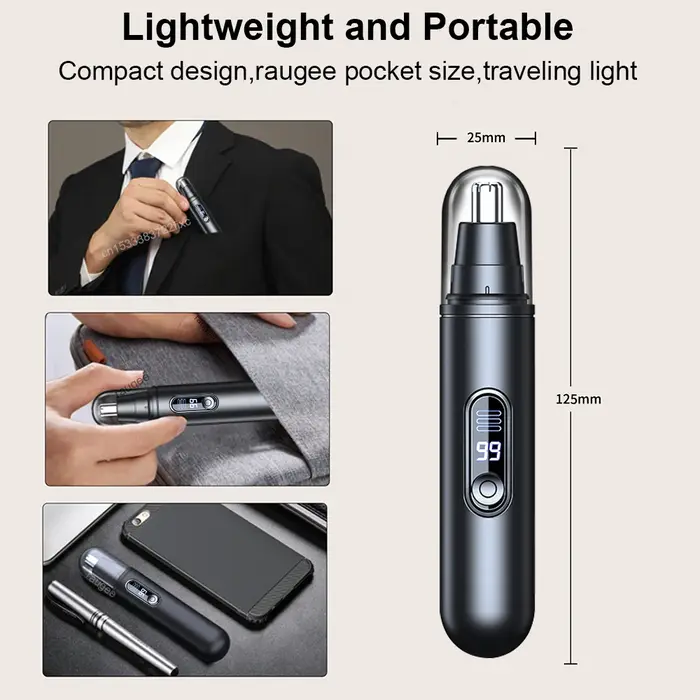 Tondeuse à cheveux électrique Portable pour le nez