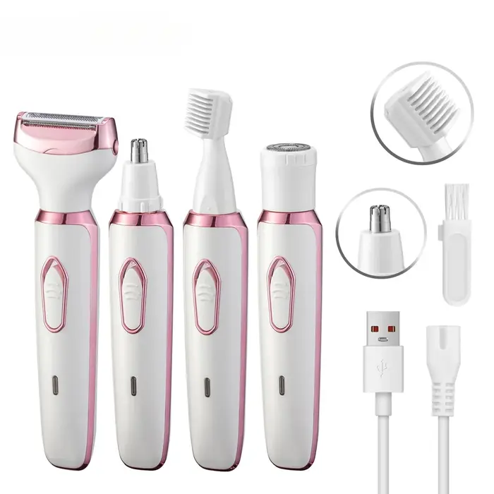 Rasoir électrique 4 en 1 pour femmes