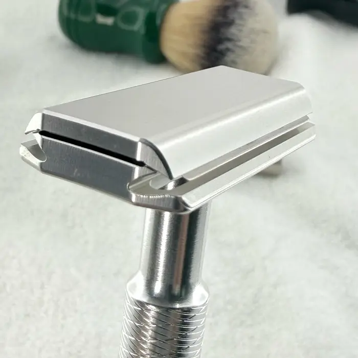 Rasoir de sécurité manuel KAMPFE CNC en aluminium à double tranchant