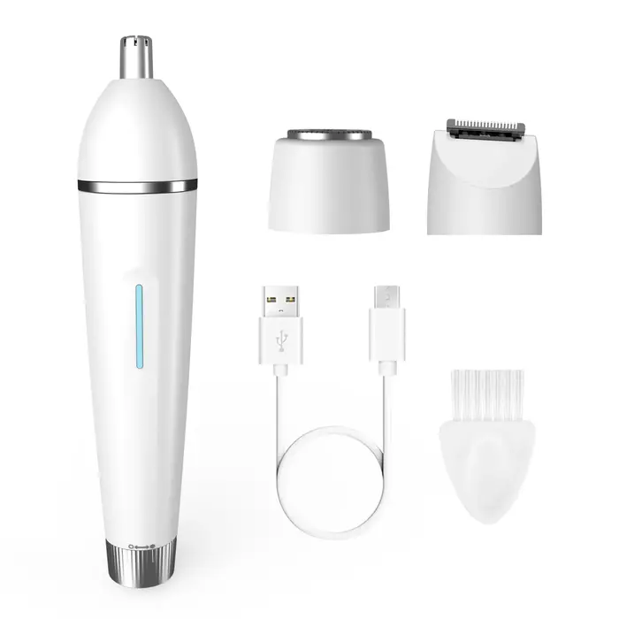 Rasoirs électriques pour femmes 3 en 1, rasoirs étanches, tondeuse bikini indolore, utilisation humi