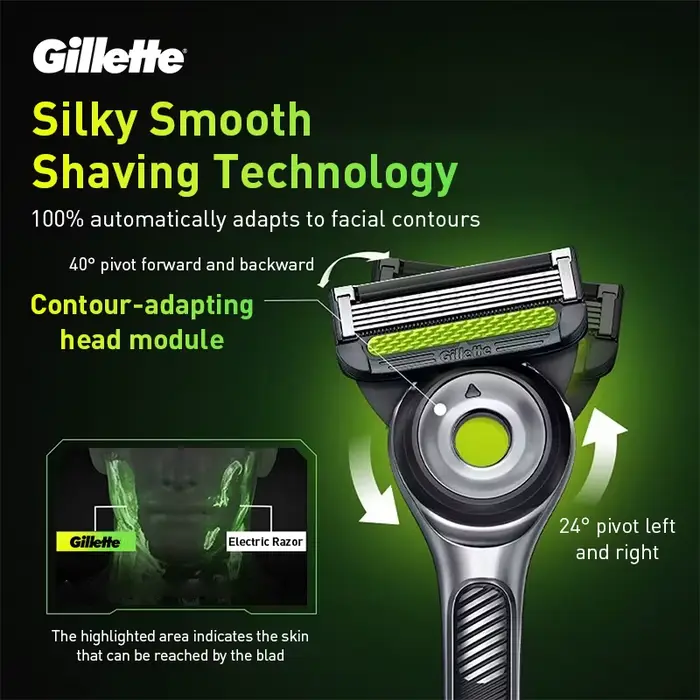 Rasoir Gillette Labs à 5 Lames Nanoscalaires
