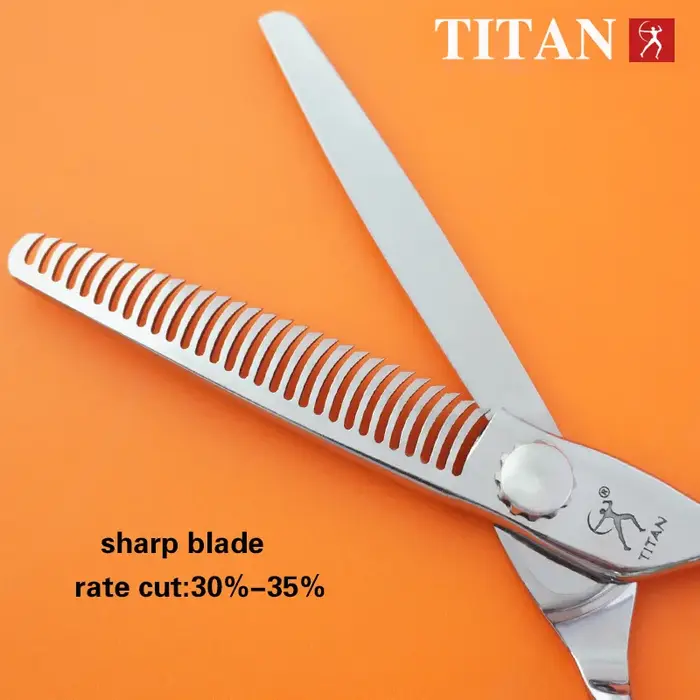 TITAN – ciseaux de barbier haut de gamme, professionnel, coiffure, ciseaux amincissants