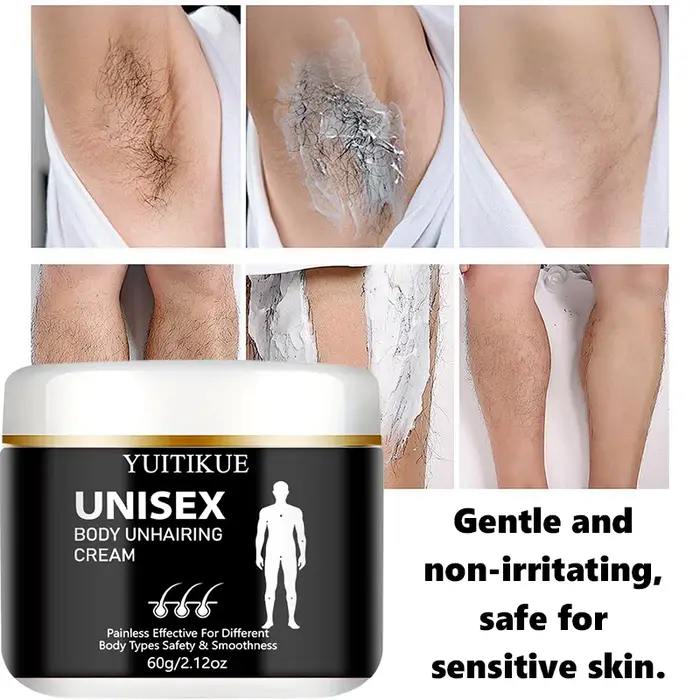 Crème dépilatoire unisexe YUITIKUE
