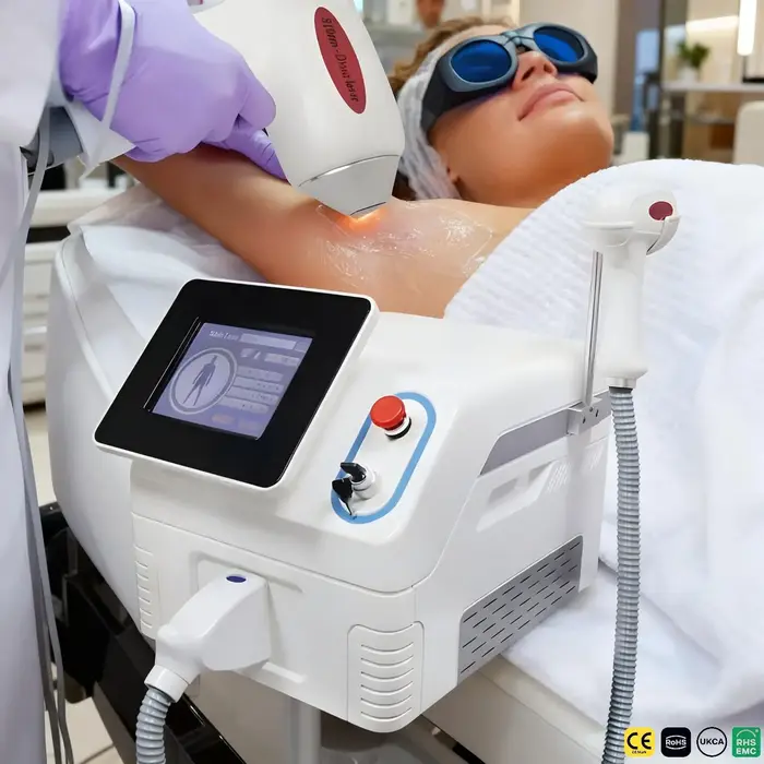 Machine d'épilation au laser à diode 4000W