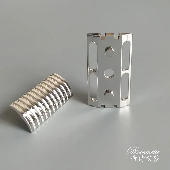 Rasoir de sécurité à double tranchant en acier inoxydable D8 316L de Dscosmetic