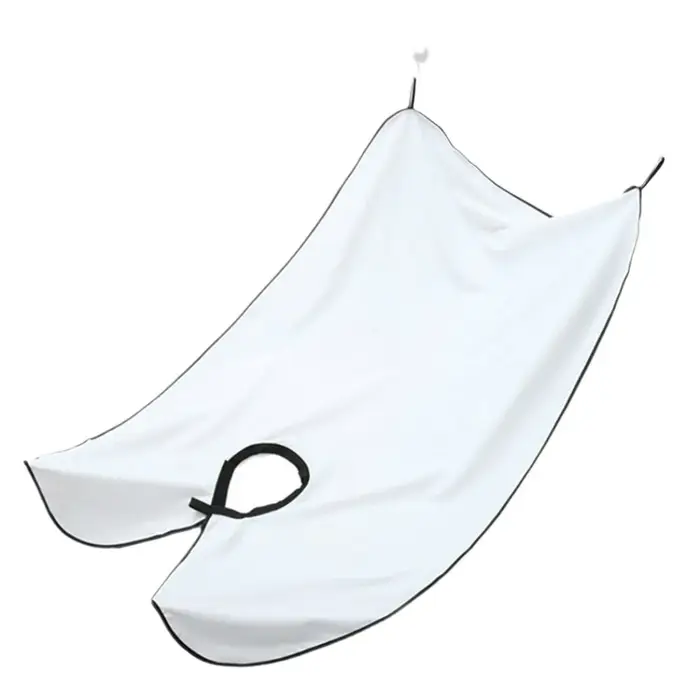Tablier à bavoir pour barbe, attrape-cheveux pour le rasage, Cape de rasage antiadhésive, accessoire