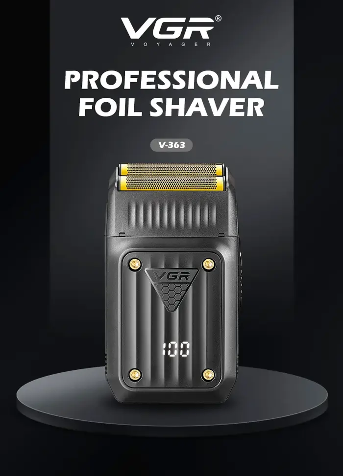 Vgaz363-Rasoir Électrique Professionnel Rechargeable pour Homme