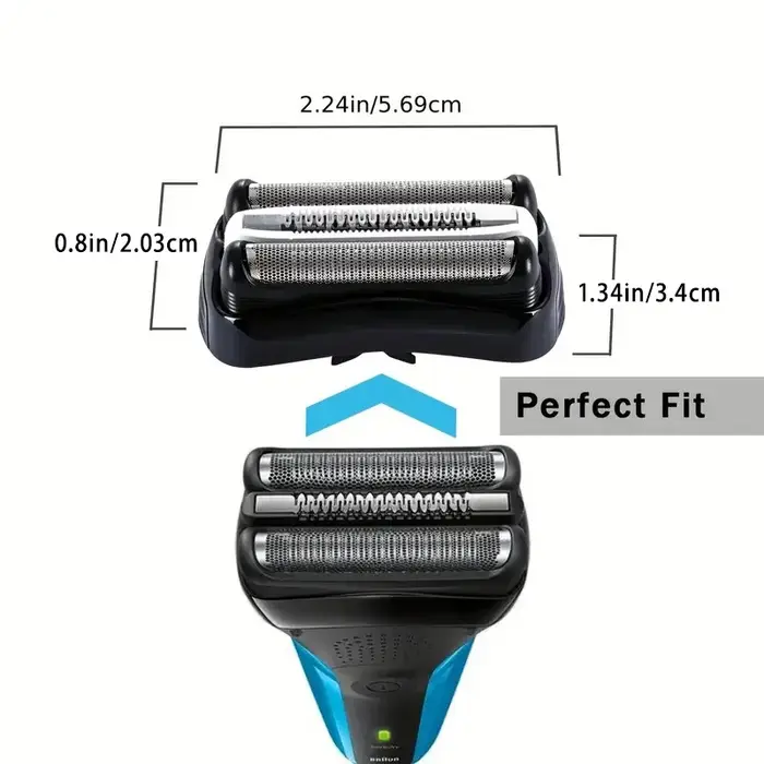 Tête de rechange 32B/32S série 3 pour rasoir électrique Braun ProSkin