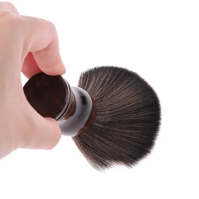 Brosse de rasoir naturelle avec manche en bois pour hommes