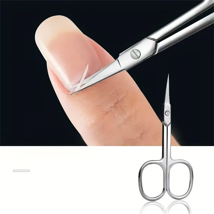 Épilation en acier inoxydable et oreille nez sourcils coupe Fine nez cisailles pour soins personnels du visage