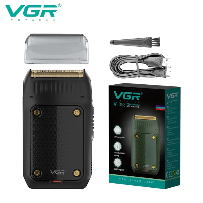 VGR tondeuse tondeuse à barbe pour hommes rasoir electrique homme rasoir rasoir homme Rasoir électri