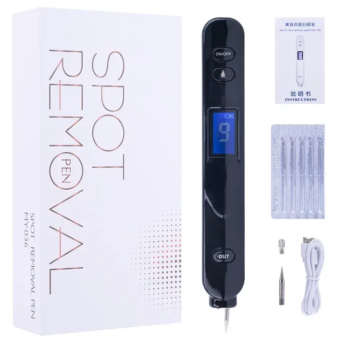 Stylo Laser Plasma Professionnel pour l'élimination des points noirs, taches de rousseur, grains de 