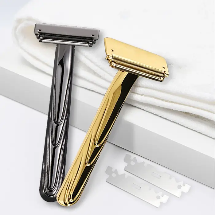 Shavcooo GP500 Glide 5.0 Pro Super écologique en acier inoxydable rasoir de sécurité corps cheveux r