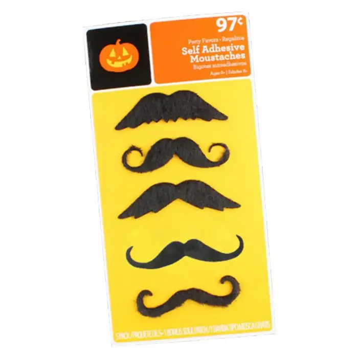 Fausse Moustache Longue Durée, Pratique, Douce, Stable, Fausse Barbe, Cosplay, Enfants, Adultes, Fou