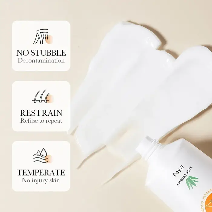 Crème dépilatoire permanente
