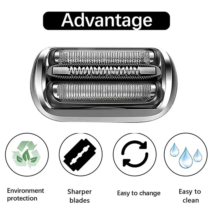 Tête de rasoir électrique de remplacement pour Braun Series 7 73S 70-N1300S 70-S4200cs 70-B7200cc 70-N4300cs 70-B4320cs 70-S7300cc 70-S7001cc