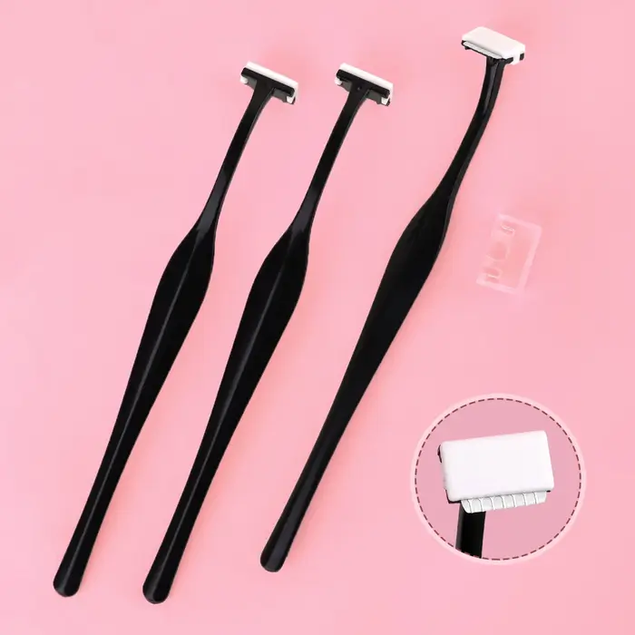 3 ensembles de rasoirs à sourcils
