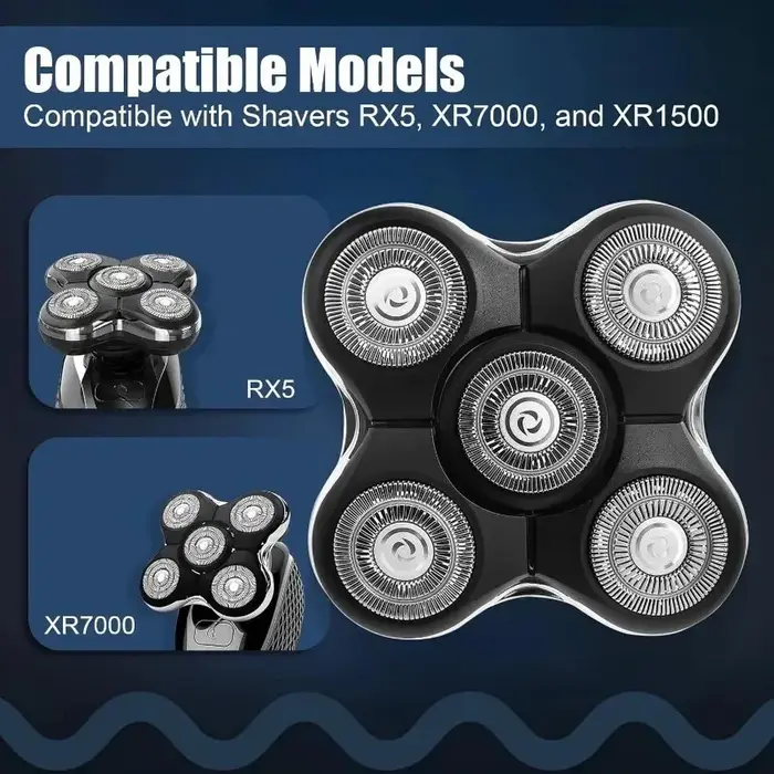 Têtes de rechange RX5 compatibles avec rasoirs
