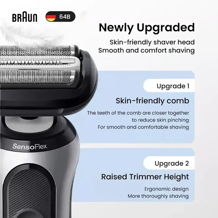 Braun 64B tête de rasoir sensible protection de la peau feuille coupe lame de rasage recharge