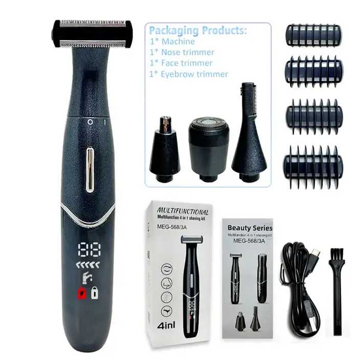 Rasoir de précision pour hommes, zones intimes, coupe de cheveux, ligne de Bikini, balles sensibles,