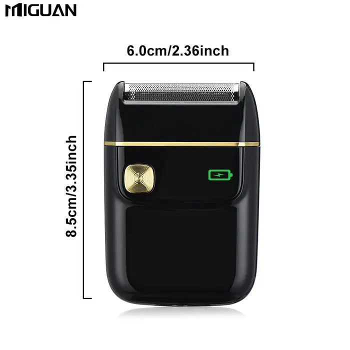 Rasoir électrique rechargeable par USB - Lames oscillantes