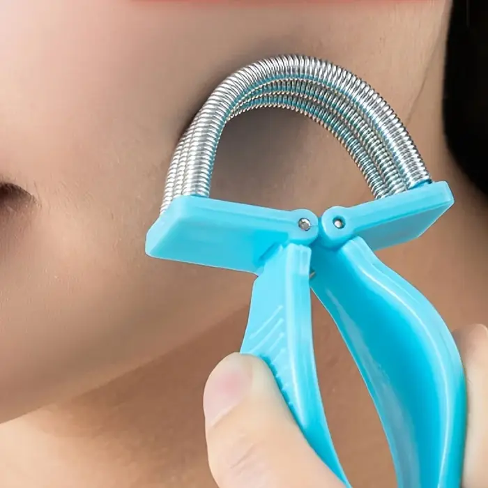 1 pièces épilateur Facial à main rouleau à ressort sûr femmes épilation du visage