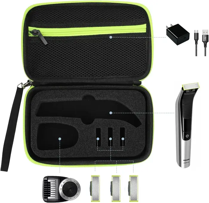 Sac rigide étanche, étui de voyage pour rasoir électrique Philips Pro QP6520/70 QP6510/70 QP6530/70 QP6550/70