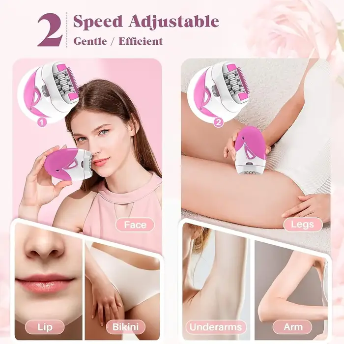 Épilateur électrique Rechargeable pour femmes