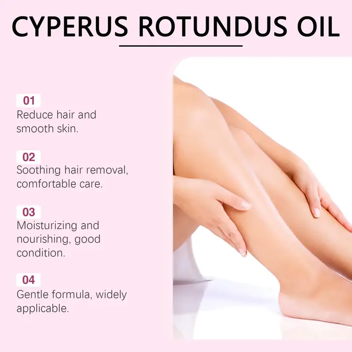 Huile de Cyperus Rotundus pour l'épilation