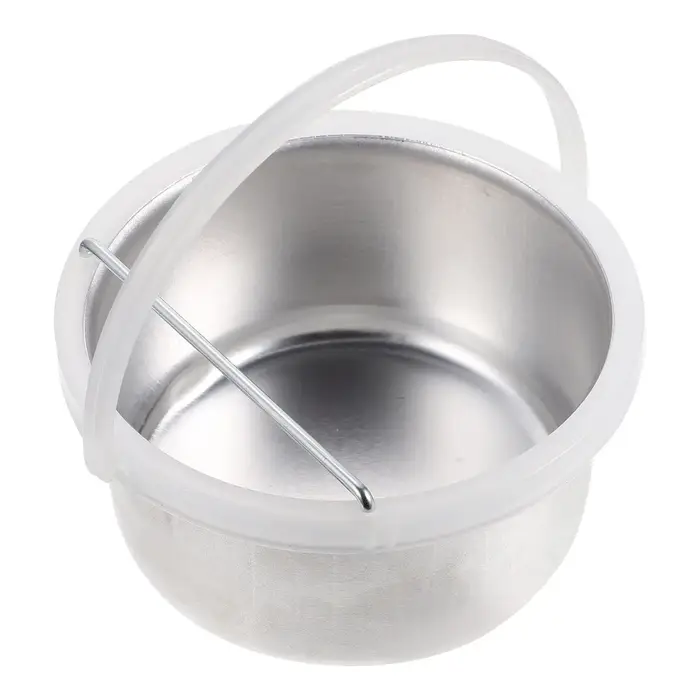 Petit chauffe-cire pour l'épilation, avec bol en aluminium antiadhésif intérieur pour la fusion des 