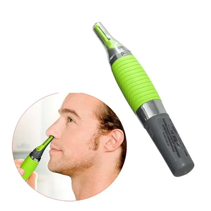 Tondeuse à poils de nez pour homme, épilateur facial 2 en 1, rechargeable, étanche, portable, poils 