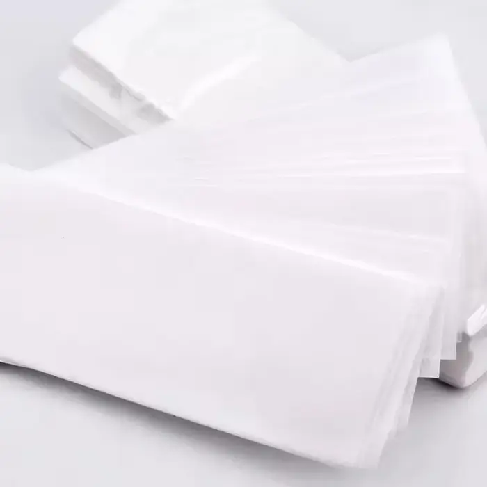 100 pièces/paquet – Rouleaux de papier non tissé pour l'épilation corporelle – Bandes de cire dépilatoires de haute qualité