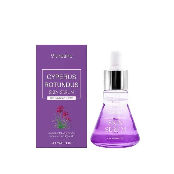 Sérum Post-Épilation Apaisant, Inhibiteur de Repousse des Poils, Éclaircissant le Teint, Sans Irrita