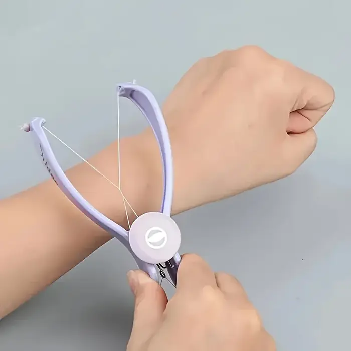 Mini épilateur Facial à filetage à ressort