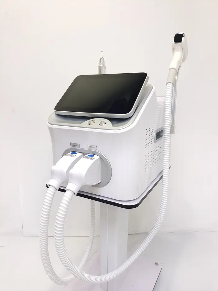Système d'épilation au laser diode 808 nm et d'élimination des tatouages par picoseconde Soprano Titanium Ice Platinum 2-en-1 pour salons