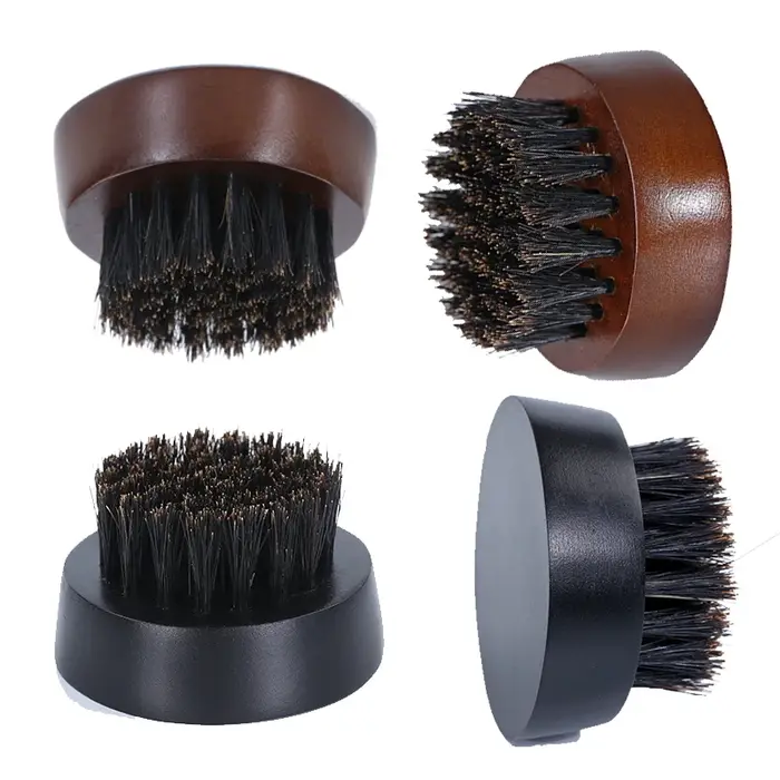Brosse à barbe ronde pour hommes