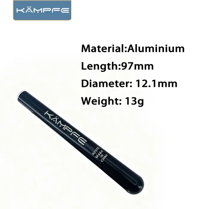 Kampfe aluminium CNC-traité hommes sécurité rasoir poignée outil d'épilation