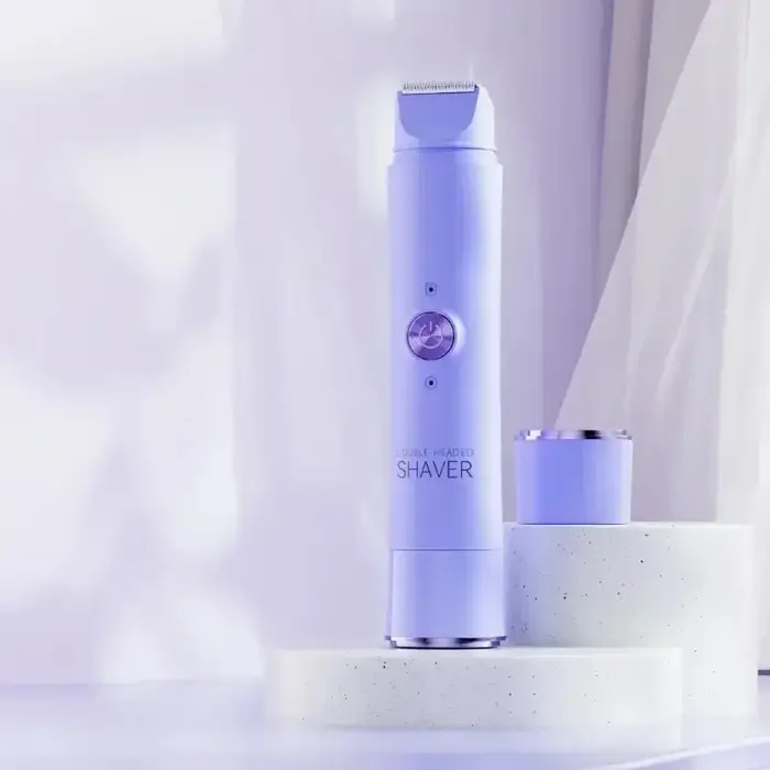 Épilateur électrique double tête rechargeable pour femme, rasoir indolore pour le corps, les zones i