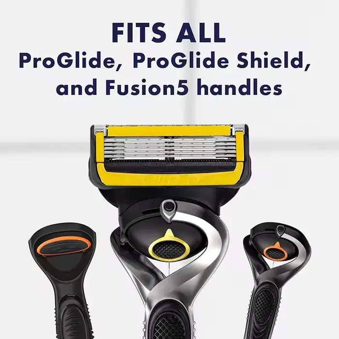 Lame de rasoir pour rasoir ProGlide ProShield Fusion5 Gillette Fusion Proshield lame de rasoir 5 couches en acier inoxydable