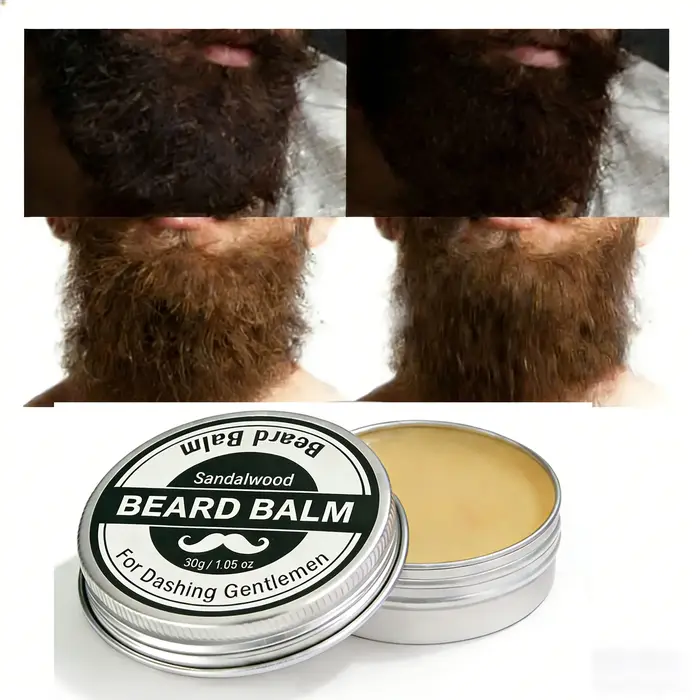 Cire à barbe à tenue forte 30g, forme naturelle, fini mat, soin longue durée pour hommes