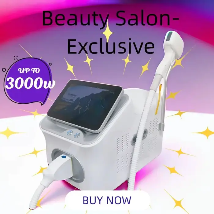 Épilateur Laser professionnel en titane glacé, épilation permanente, 4 longueurs d'onde, Diode Laser