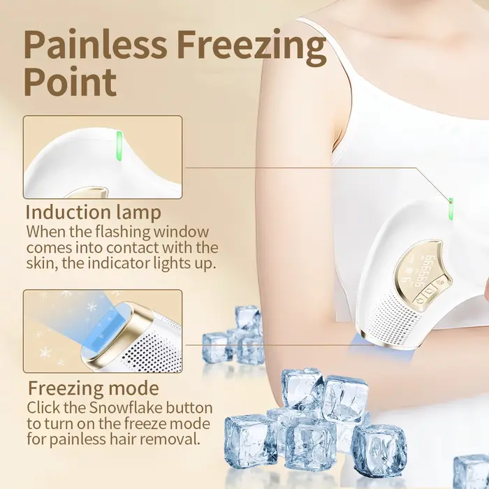 Vancostar Cool IPL épilation 3in1 pour les femmes rajeunissement acné supprimer indolore Bikini tondeuse à la maison épilateur Laser Permanent